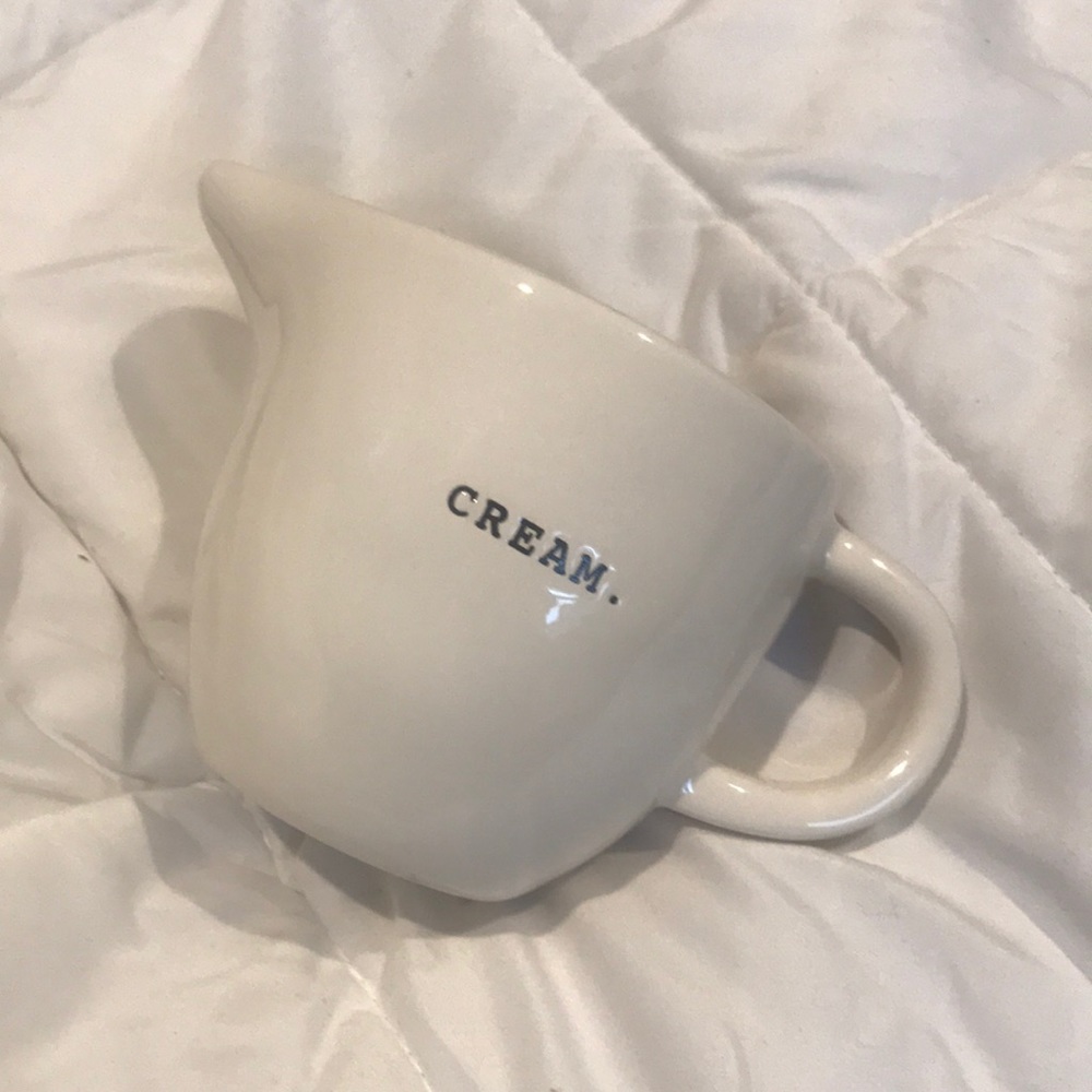 Rae Dunn “Cream”.
